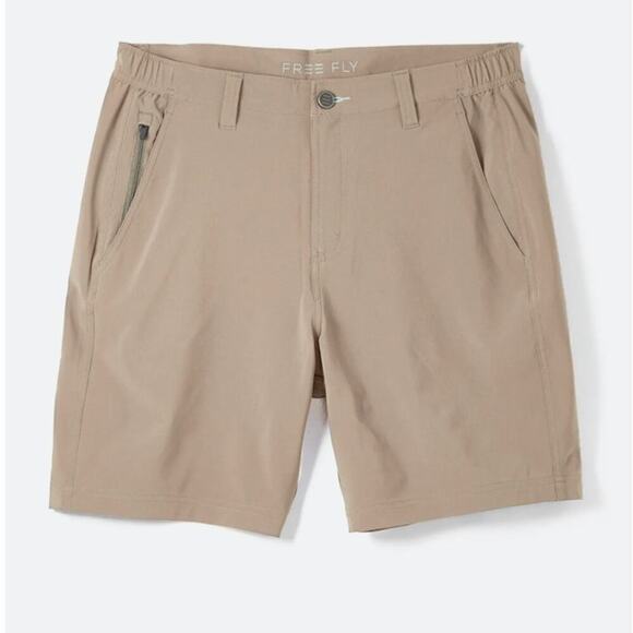 Free Fly Other - Free Fly Men's Utility Bamboo Blend Short in Sand Size XXL